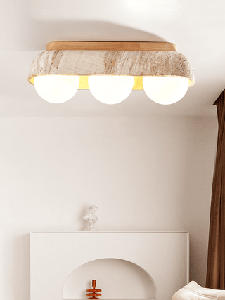 Solstice Trio Ceiling Lamp-Neutral Decor