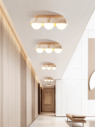 Solstice Trio Ceiling Lamp-Neutral Decor