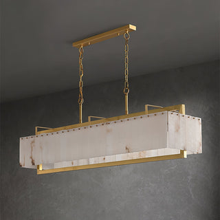 Aether Suspension Rectangulaire en Albâtre