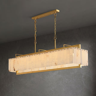 Aether Suspension Rectangulaire en Albâtre