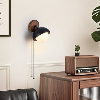 Serenaria Globe Noir Travertin Applique Murale Pivotante