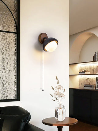 Serenaria Globe Noir Travertin Applique Murale Pivotante