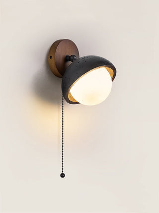 Serenaria Globe Noir Travertin Applique Murale Pivotante
