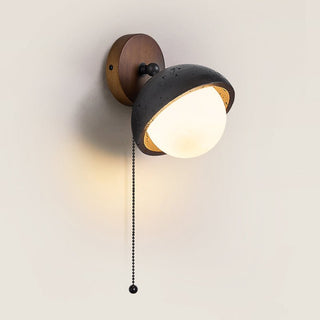 Serenaria Globe Noir Travertin Applique Murale Pivotante