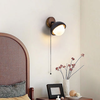 Serenaria Globe Noir Travertin Applique Murale Pivotante