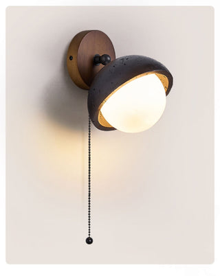 Serenaria Globe Noir Travertin Applique Murale Pivotante