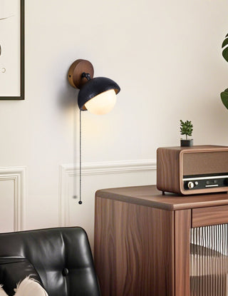 Serenaria Globe Noir Travertin Applique Murale Pivotante