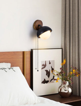 Serenaria Globe Noir Travertin Applique Murale Pivotante