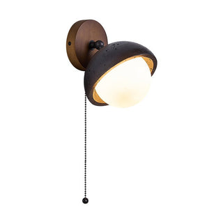 Serenaria Globe Noir Travertin Applique Murale Pivotante