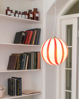 Aira Suspension Rayures Rouges Mignonne-Luire