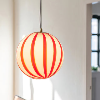Aira Suspension Rayures Rouges Mignonne-Luire