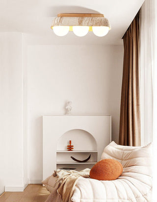 Solstice Trio Ceiling Lamp-Neutral Decor