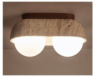 Solstice Trio Ceiling Lamp-Neutral Decor