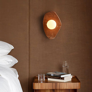 Pebble Applique Murale Rustique en Marbre