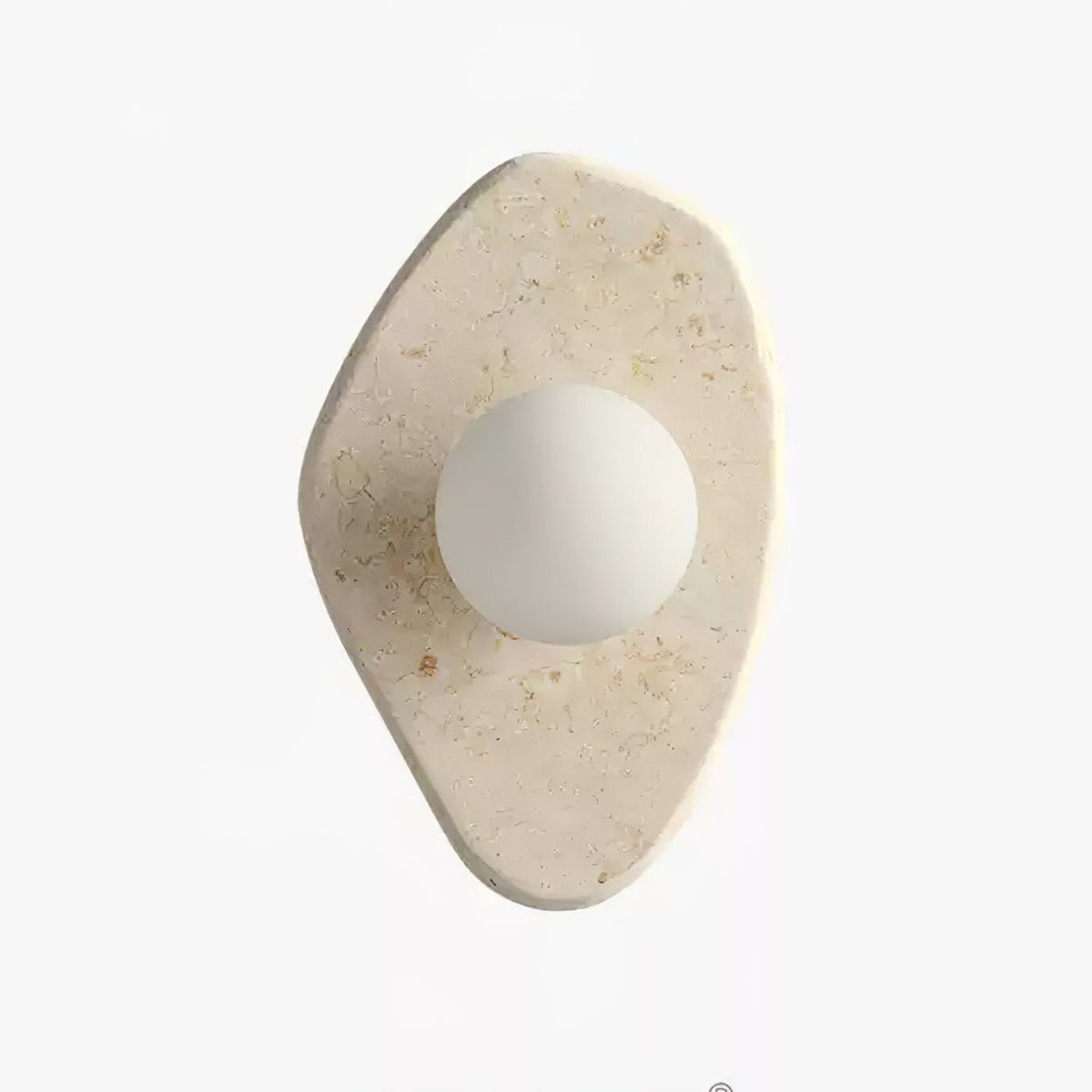 Pebble Applique Murale Rustique en Marbre