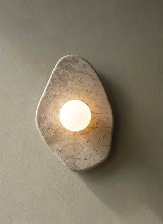 Pebble Applique Murale Rustique en Marbre