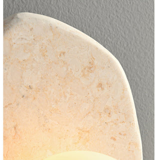 Pebble Applique Murale Rustique en Marbre