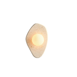 Pebble Applique Murale Rustique en Marbre