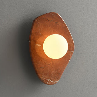 Pebble Applique Murale Rustique en Marbre