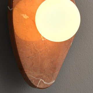 Pebble Applique Murale Rustique en Marbre