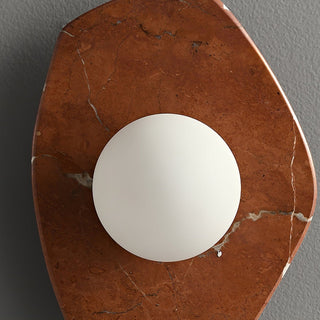Pebble Applique Murale Rustique en Marbre
