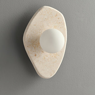 Pebble Applique Murale Rustique en Marbre
