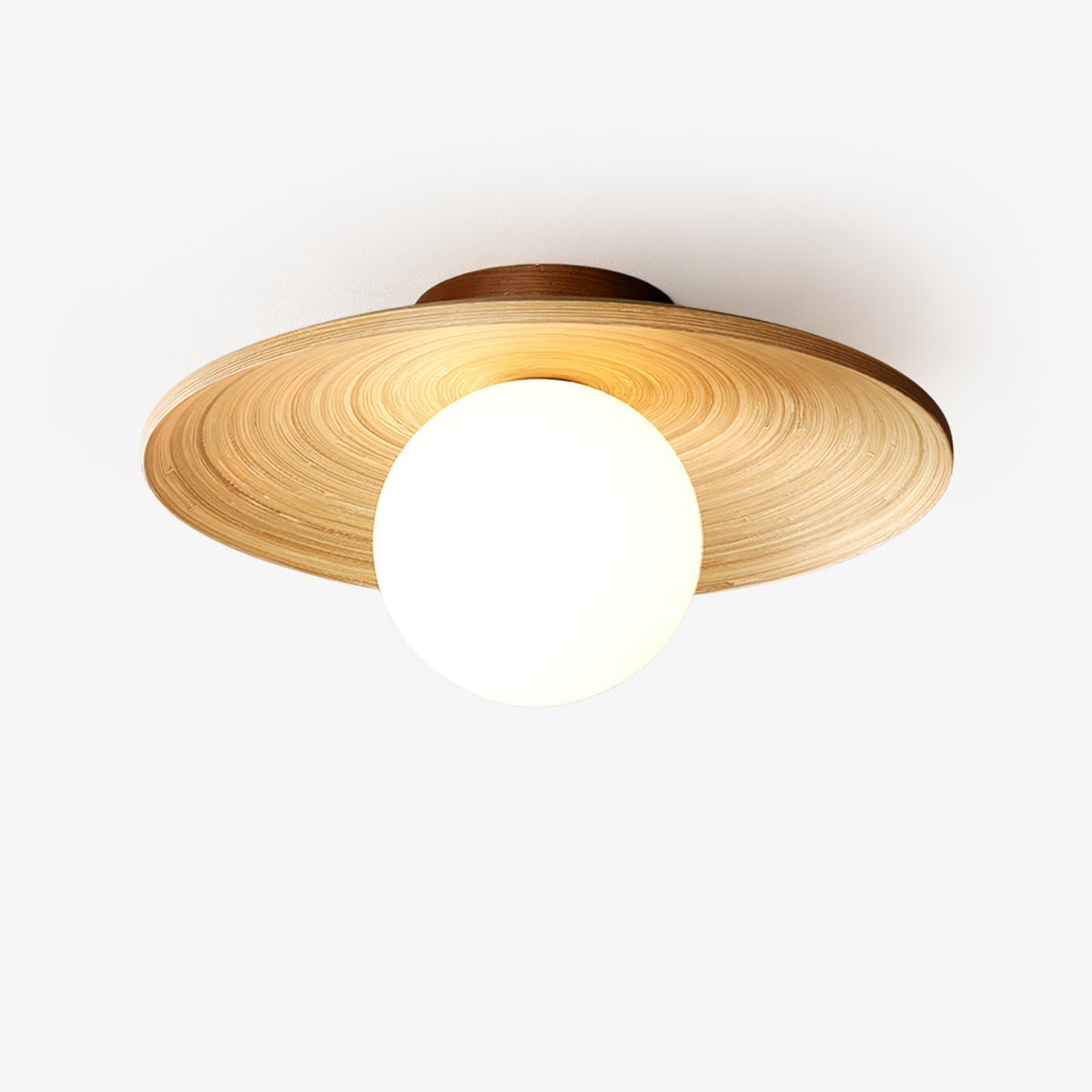Rilevia Plafonnier Soluna Bois Orbital