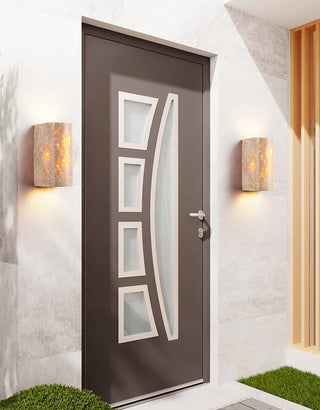 Sysilion Applique Murale Industrielle en Travertin