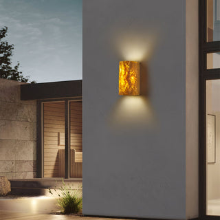Sysilion Applique Murale Industrielle en Travertin
