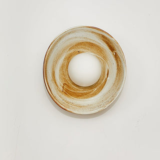 Solune Applique Murale Minimaliste en Verre et Bois