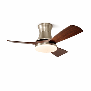 Plafonnier ventilateur Rowan Nickel