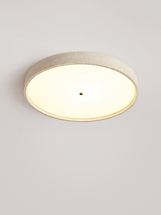 Lana Plafonnier en Travertin Jaune Minimaliste