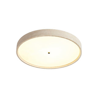 Lana Plafonnier en Travertin Jaune Minimaliste