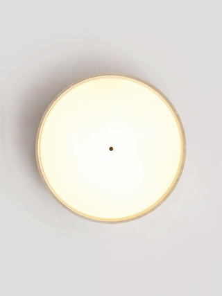 Lana Plafonnier en Travertin Jaune Minimaliste