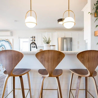 Obsidian Suspension en Verre Moderne