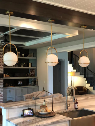 Obsidian Suspension en Verre Moderne