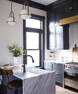 Obsidian Suspension en Verre Moderne