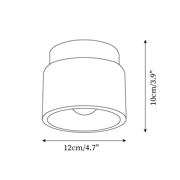 Lysaen Stone Travertine Ceiling Light-Neutral Decor