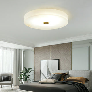 Olaean Lampe Plafonnier en Albâtre