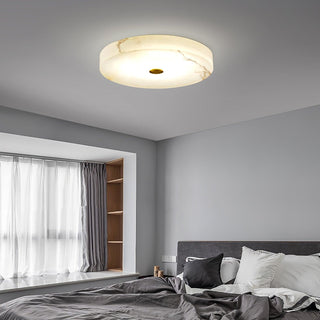 Olaean Lampe Plafonnier en Albâtre