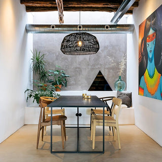 Cucarel Suspension Industrielle en Rotin