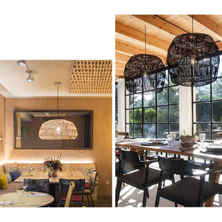 Cucarel Suspension Industrielle en Rotin