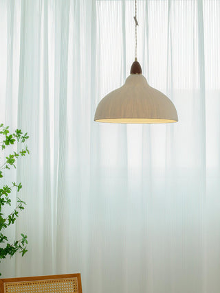 Vellara Papier & Bois Pendentif Lampe