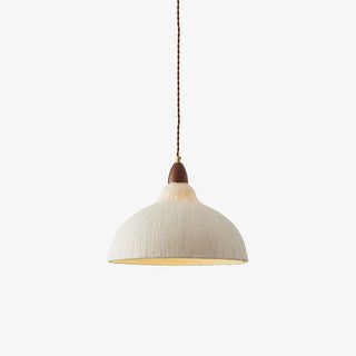 Vellara Papier & Bois Pendentif Lampe