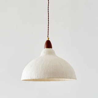 Vellara Papier & Bois Pendentif Lampe