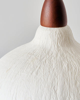 Vellara Papier & Bois Pendentif Lampe