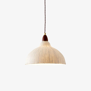 Vellara Papier & Bois Pendentif Lampe