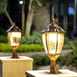 Cezoria Lampe Extérieure Solaire en Verre Unique