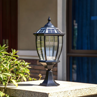 Cezoria Lampe Extérieure Solaire en Verre Unique