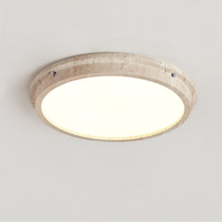 AltheionLumière de Plafond Élégante en Travertin